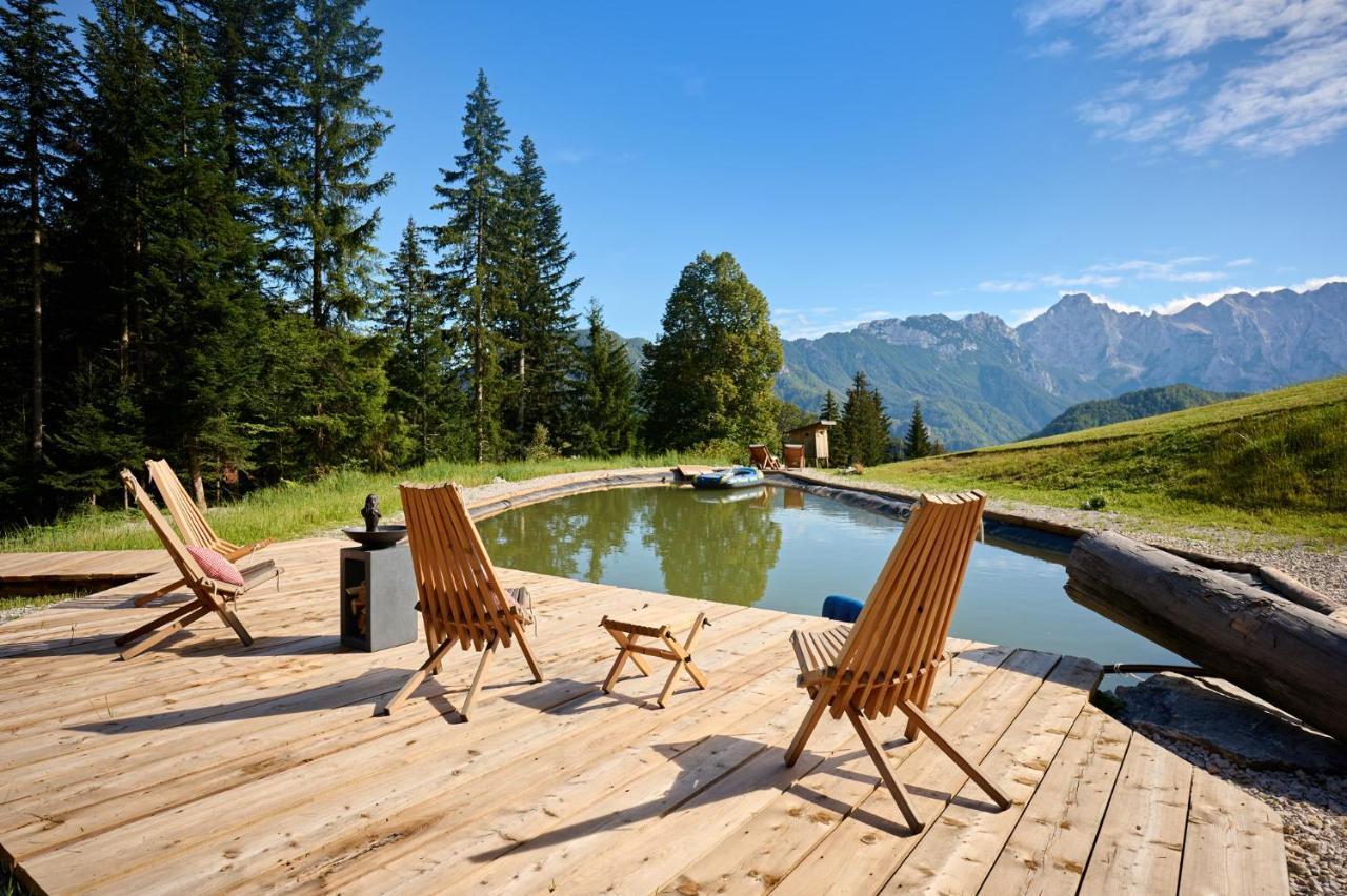 Holiday Chalet "Alpine Dreams" With Private Wellness Solčava Exterior foto