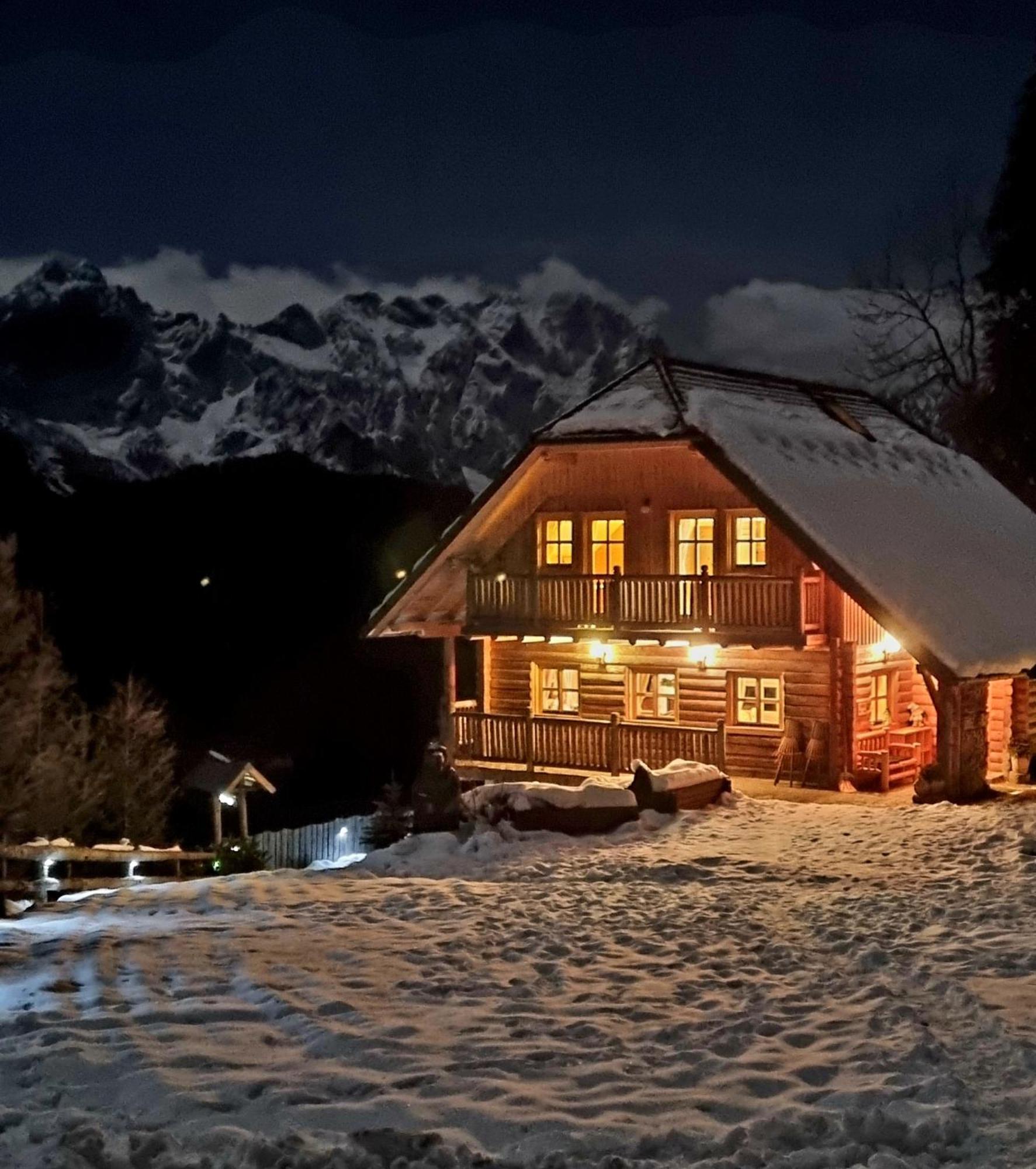 Holiday Chalet "Alpine Dreams" With Private Wellness Solčava Exterior foto