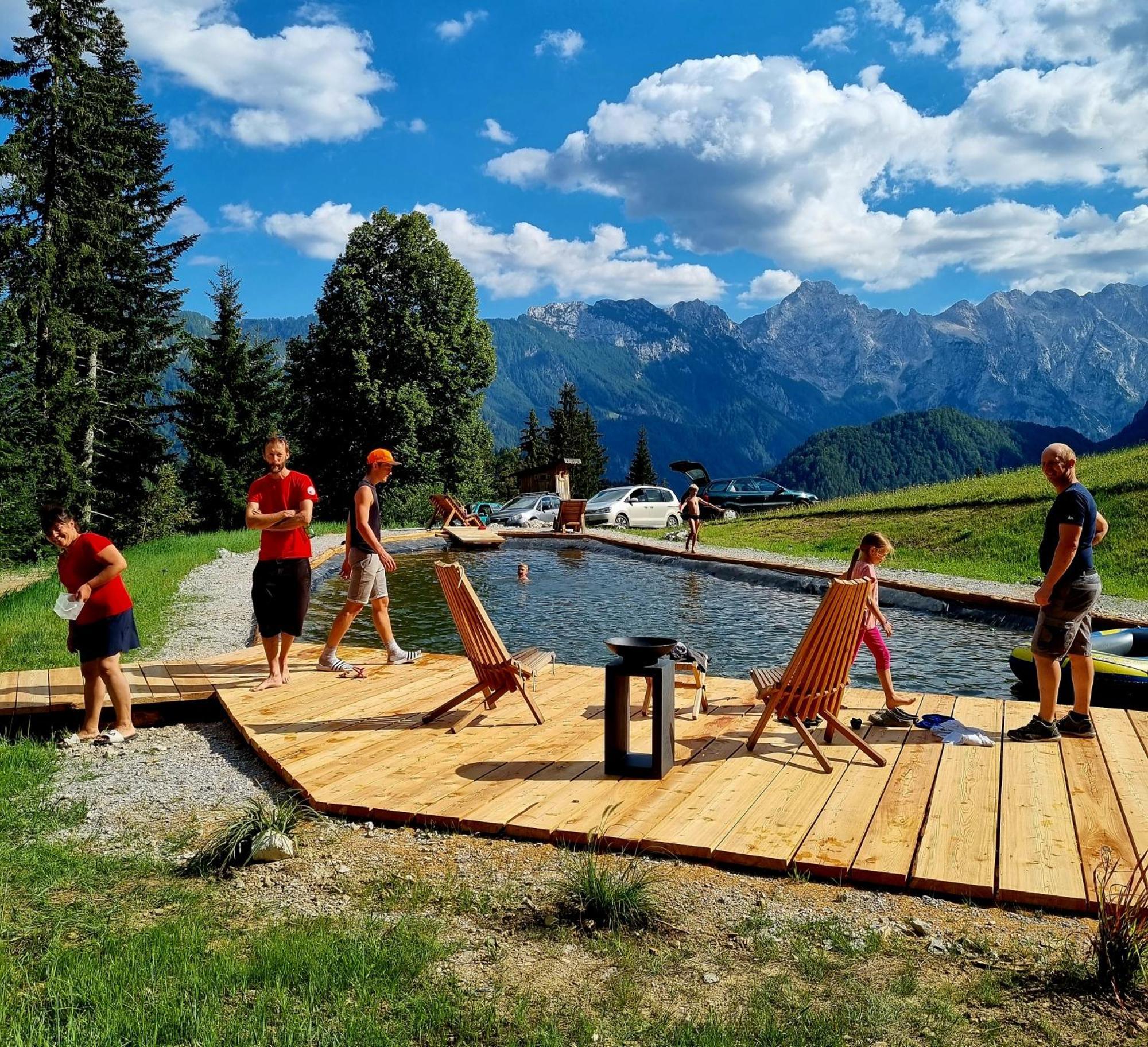 Holiday Chalet "Alpine Dreams" With Private Wellness Solčava Exterior foto