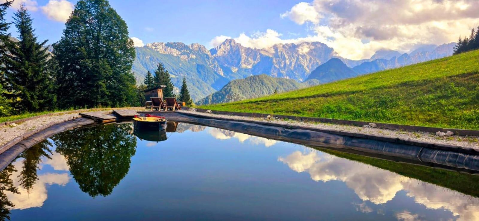 Holiday Chalet "Alpine Dreams" With Private Wellness Solčava Exterior foto
