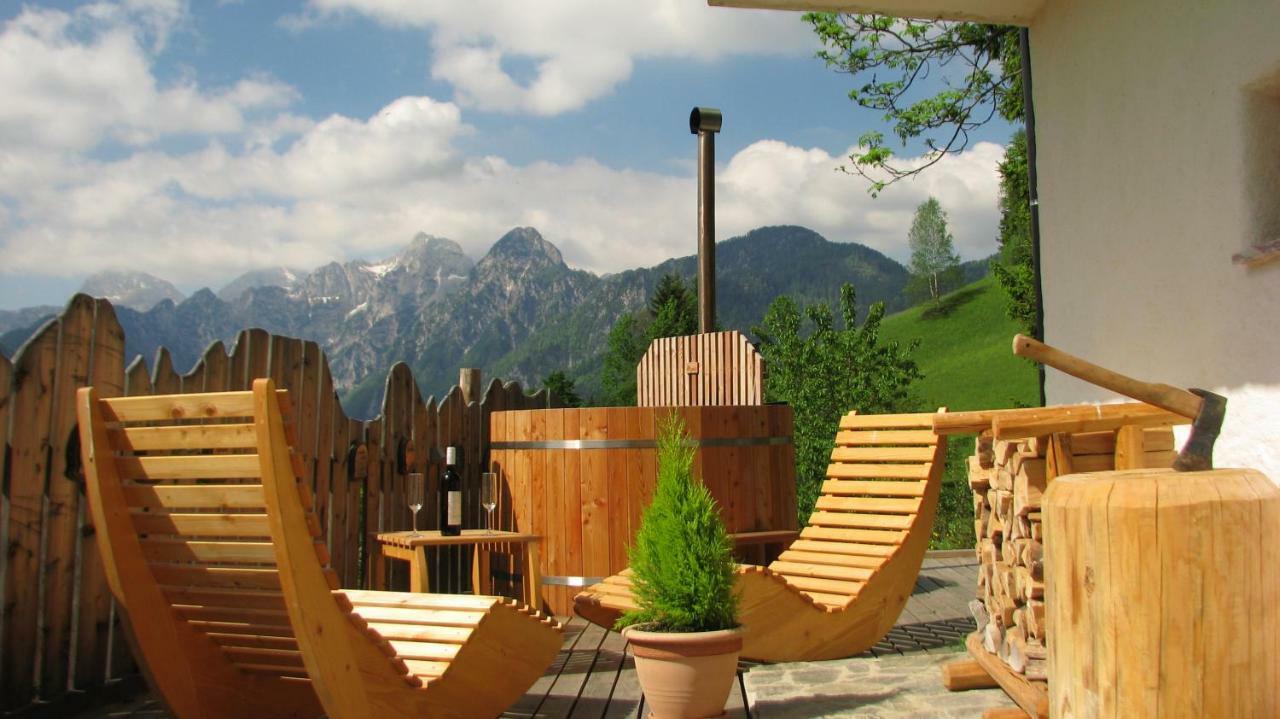 Holiday Chalet "Alpine Dreams" With Private Wellness Solčava Exterior foto